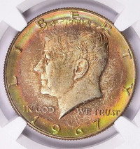 Monster Top Grade NGC Registry- 1967 Kennedy- Half Dollar- MS67+  - £1,661.66 GBP