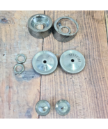 1963 Oldsmobile Cutlass F85 Chrome Radio Selector Tone Knobs Bezels Nuts... - €60,65 EUR