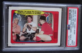 1985 OPC O-Pee-Chee WWF #59 Roddy Piper Nikolai Volkoff Wrestling Card PSA 9 - £43.28 GBP
