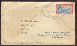 Bahamas Sea Floor Stamped Cover Dated May 6, 1940 - £9.56 GBP