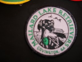 hunting vintage collector patch mallard lake retrievers Convington Ga - $19.79