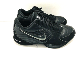 Nike Men&#39;s Black Air Baseline Low Basketball Shoes Size 7 386240 001 - £26.34 GBP