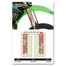 Pro Circuit Kyb Fork Stickers Mx Dirt Bike Graphics Fit All Motocross Bikes! - £36.00 GBP
