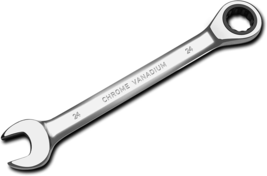 Egofine 24Mm Ratcheting Combination Wrench Metric, Industrial Grade Gear Spanner - £16.99 GBP