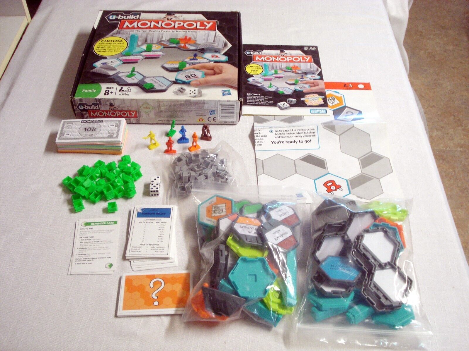 Complete U-Build Monopoly Game Never Played 2010 Hasbro - $8.99