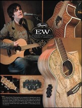 Ibanez Exotic Wood EW Series Acoustic Guitar advertisement 8 x 11 ad print 2B - £3.30 GBP