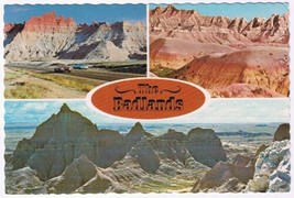 South Dakota Postcard Badlands National Monuments - $2.96