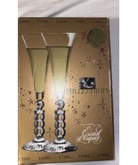 Cristal D’Arques - France Crystal Millenium Champagne Flutes Year 2000 2... - $28.66 CAD