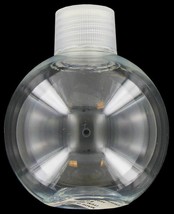 Ball Shaped Crystal Clear PLASTIC BOTTLE Jar 5oz w cap rOund Shatterproo... - $347.67 MXN
