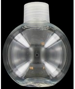 Ball Shaped Crystal Clear PLASTIC BOTTLE Jar 5oz w cap rOund Shatterproo... - $342.47 MXN