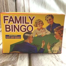 Family Bingo Retro Game Ages 6+ Original 1950 Rules 4MoreRules 12 Players - $9.70