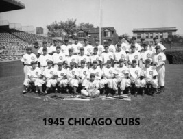1945 CHICAGO CUBS 8X10 TEAM PHOTO BASEBALL PICTURE MLB - £3.88 GBP