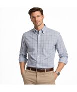 Brooks Brothers Milano Fit Plaid Dress Shirt Blue Gray Quiet Luxury  Ivy... - $24.99