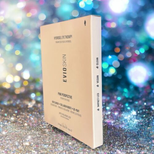 EVIO BEAUTY Pink Perspective De-puff Hydrogel Eye Therapy 3 Pairs NIB 6G X 3 Item image 5