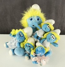 Vintage Bag Lot Mixed SMURF Peyo Collectibles Plush Toys Wallace Berry S... - £14.57 GBP