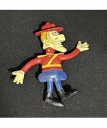 Dudley Do-Right Bendable Rubber Bendy Figure 1972 Wham-O 5” - €4,32 EUR