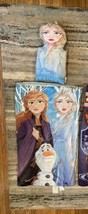 Disney Frozen sleeping bag Elsa Anna Olaf - With Pillow - Toddler Size - £15.81 GBP
