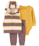 Carter&#39;s Baby Boys 3-pc. Microfleece Pant Set, 18 Months, Brown - €9,09 EUR