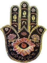 Gold &amp; Black Hamsa incense burner - $770.22 MXN