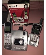 Genuine Vtech (IA5870) 5.8 GHz Digital Answering System &amp; Two Handset Co... - $1,652.42 MXN