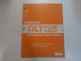 1985 Suzuki ALT125 Supplementary Service Shop Manual Fading Factory Oem Book 85 - $21.84