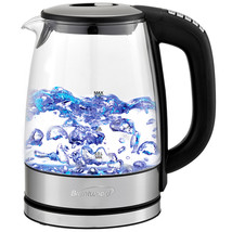 Brentwood Glass 1.7 Liter Electric Kettle with 6 Temperature Presets in Black - £67.99 GBP