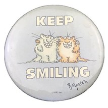 Sandra Boynton Keep Smiling Cats Pin Button Pinback - £7.93 GBP