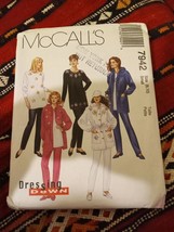 Vtg McCalls Pattern 7942 MISSES Sz Small Lined Jacket, Tunic, Pants Uncut - £5.77 GBP
