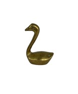 Vintage Brass Miniature Swan Paperweight - India - £18.49 GBP