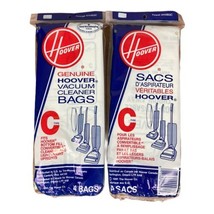Hoover Type C Vacuum Cleaner Bags 2 packs 8 total bags NEW - £5.45 GBP