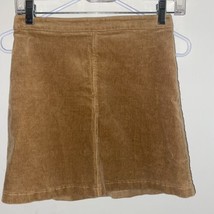 Juniors Misses Brown Courderoy Mini Skirt Size 5 Forever 21 New Waist 24” - £5.59 GBP