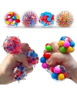 Stress Balls for Kids and Adults 4 squishie Toys Set for Anxiety Autism ... - $28.40