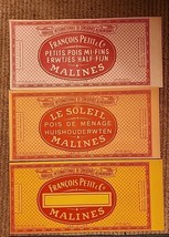 Lot Of 3 Uncirculated 1930S FOOD CAN LABELS FROM BELGIUM - €14,98 EUR