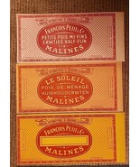 Lot Of 3 Uncirculated 1930S FOOD CAN LABELS FROM BELGIUM - $328.43 MXN