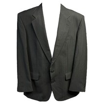 Towncraft Sport Coat Blazer Suit Jacket Grey 44L Worsted Wool 2 Button Vintage - $23.74