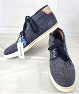 Lacoste Ampthill Mens 12 Blue Heather High Tops Ortholite Shoes - $29.65