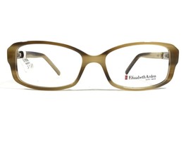 Elizabeth Arden EA 1144-1 Eyeglasses Frames Brown Horn Square Full Rim 5... - $18.49