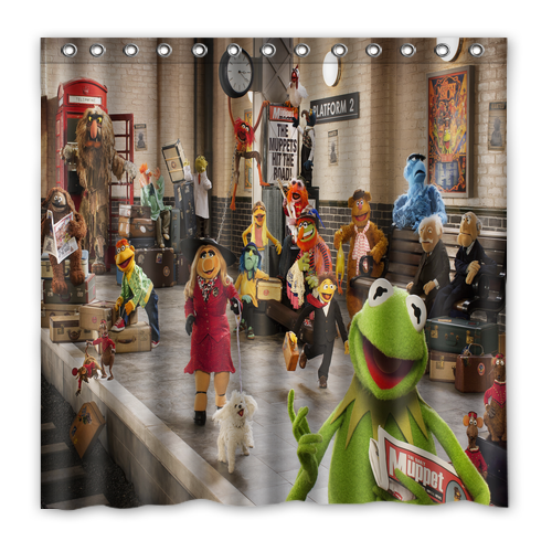 Hot!!! The Muppets Show Custom Waterproof Polyester Shower Curtain 4 Size Item image 7