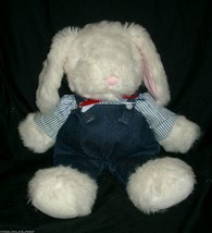 16&quot; Vintage Wondertreats Easter Bunny Rabbit Stuffed Animal Plush Toy Big White - £26.66 GBP