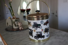 Vintage Collectible Antique Cars Ice Bucket (Japan)  - £59.42 GBP