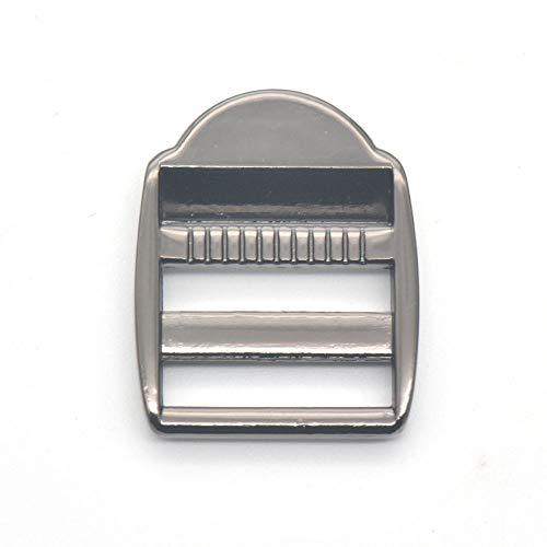 Bluemoona 5 Pcs - 20mm Adjuster Triglide Buckle Suspender Webbing Bag Leather DI