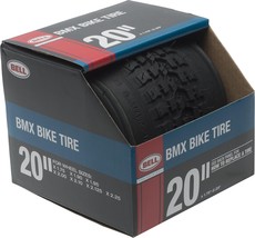 BMX Bicycle Tire 20&#39;&#39; Black Fits 1.75&#39;&#39; to 2.25&#39;&#39; - Bell Sports 7117026 - $20.78