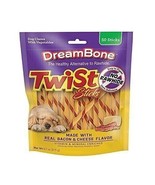 DreamBone Twist Sticks Real Bacon and Cheese Flavor 50 CT Rawhide-Free E... - $412.53 MXN