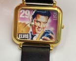 Vintage 1992 Elvis Presley 29 Cent Stamp Collectors Watch Works New Battery - £19.49 GBP
