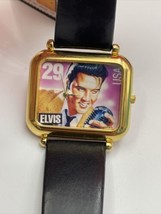 Vintage 1992 Elvis Presley 29 Cent Stamp Collectors Watch Works New Battery - $24.65