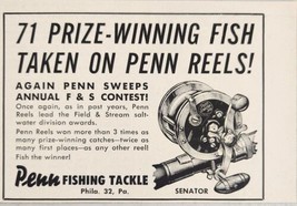 1952 Print Ad Penn Senator Fishing Reels Made in Philadelphia,Pennsylvania - £7.76 GBP
