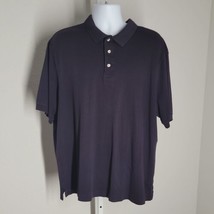 Lands&#39; End Men&#39;s Polo Collared Shirt ~ Sz XXL (50-52) ~ Purple ~ Short S... - £19.02 GBP