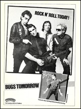 Bugs Tomorrow 1980 Debut album ad Casablanca Records advertisement print - $4.23