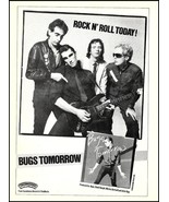 Bugs Tomorrow 1980 Debut album ad Casablanca Records advertisement print - £3.33 GBP