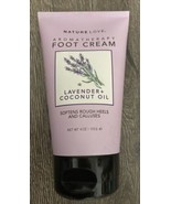 Nature Love Aromatherapy Foot Cream. LAVENDER + COCONUT OIL . 4 oz. New/Sealed . - $10.99